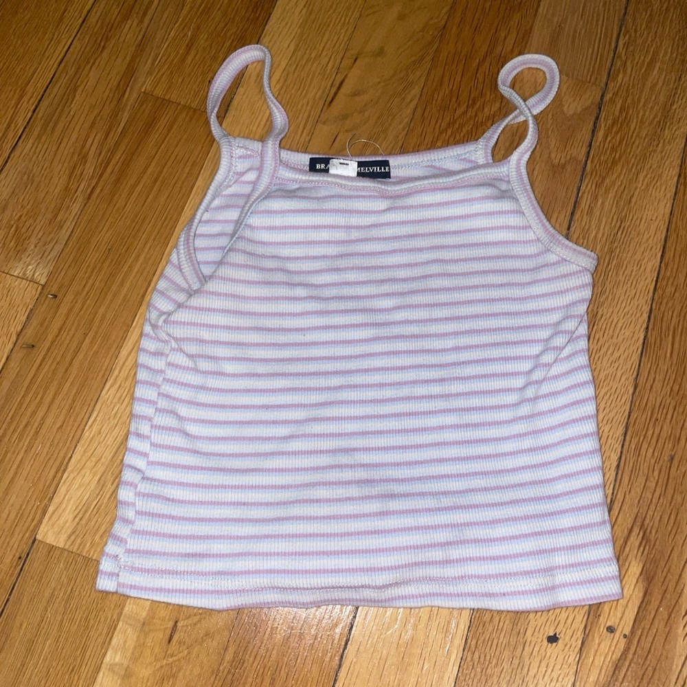 Brandy Melville stripped tank top one size